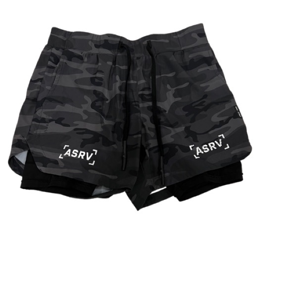0467. TETRA-LITE™ 5" Liner Short - Black Camo - Picture 1 of 4